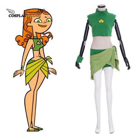 gwen cosplay total drama|Total Drama Island Gwen Cosplay Costume Outfit